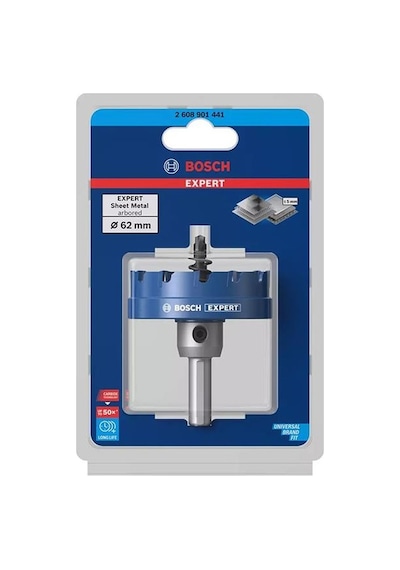 Bosch Expert 62 Mm Elmaslı İnox Panç Adaptörlü 2608901441