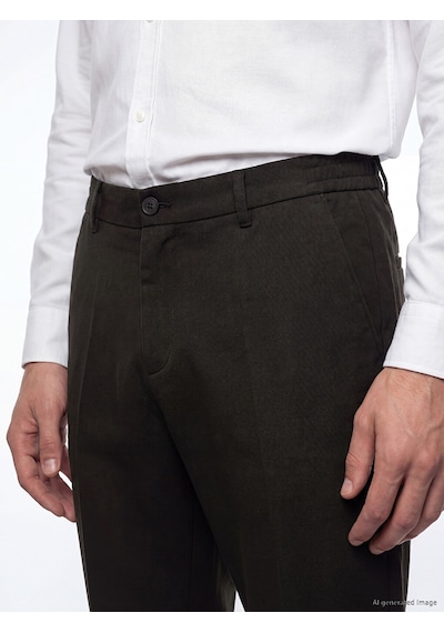 Lcwaıkıkı Classic Kahverengi Regular Fit Erkek Chino Pantolon
