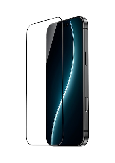 Apple Uyumlu iPhone 16 Pro Max Benks Glass Warrior Hd 0.3mm Kenarları Güçlendirilmiş Cam Ekran Koruyucu Aparatlı