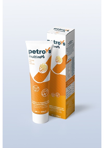 Petroys Multiroys Kedi ve Köpekler İçin Multivitamin Malt Macun 100 G