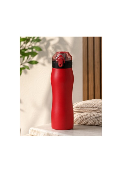 750 Ml Çelik Matara 5 Renk Seçeneği Kırmızı