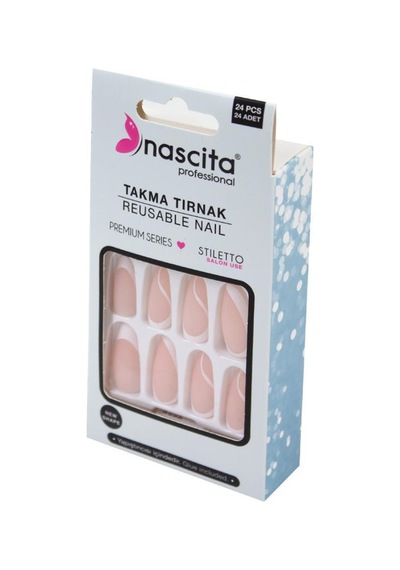 Mat Stiletto Tırnak - 204