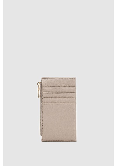 Shule Bags Linn Dokulu Kadın Kartlık Bej