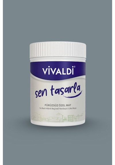 Vivaldi Tüm Yüzeyler İçin Su Bazlı Akrilik Yenileme Boyası 0,5 L