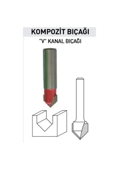 Mey İthalat Topshop 14479 Kompozit Freze Bıçağı 1x12 Mm