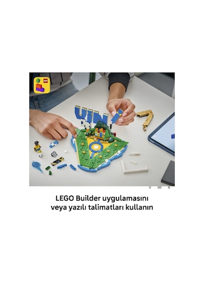 LEGO® Editions Vini Jr. – Unutulmaz Futbol Anları 43027 - 10 Yaş ve Üzeri Çocuklar için Yaratıcı Oyuncak Yapım Seti (510 Parça)