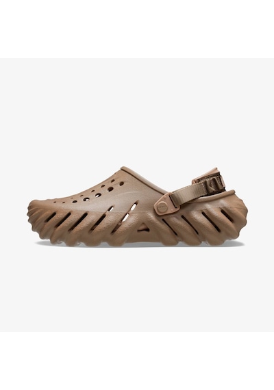 Crocs Echo Unisex Kahverengi Terlik Düz 207937 Kahverengi