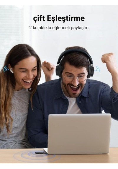 Ugreen Aux Bluetooth 5.0 Transmitter & Receiver Kablosuz Ses Adaptörü