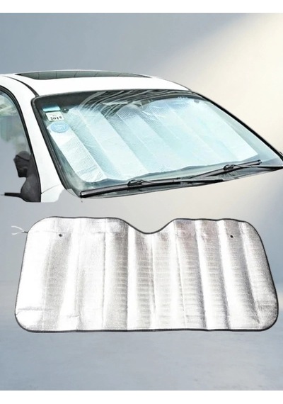 Konforlu Metalize Güneşlik 130x60 Cm Tüm Otomobiller İçin