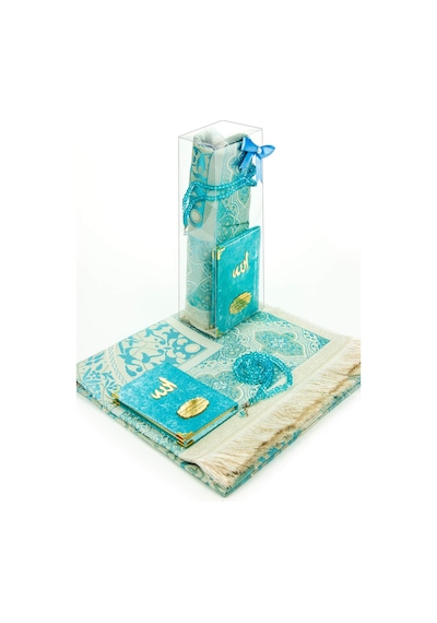 10 Adet Özel Set - Kadife Kaplı Yasin Kitabı - Cep Boy N11.4727