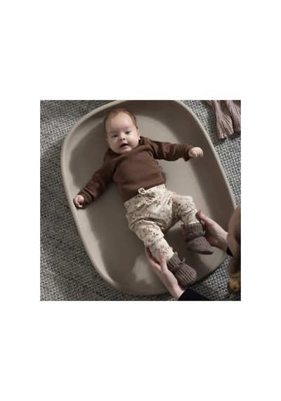Bebek Alt Değiştirme Matı Sebra Seabreeze Beige Bej Bej