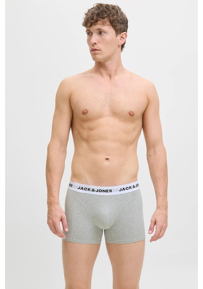 Jack & Jones Erkek Boxer 12285371 Siyah-beyaz-gri Siyah-beyaz-gri