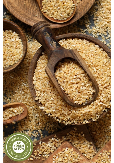 Yörem Afyon Meşhur Gaziantep Yeni Mahsul Organik Tarım Pilavlık Bulgur 1000gr.