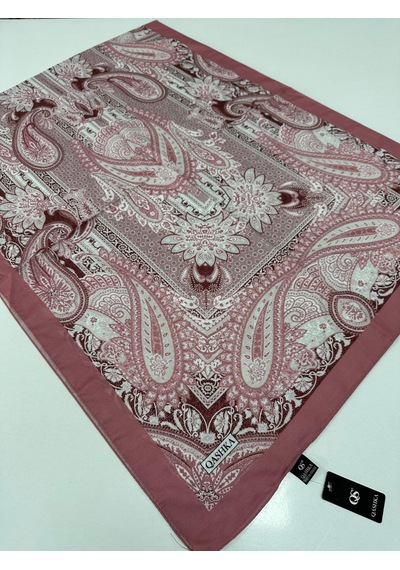 Qashka Soft Pamuklu Şal Etro Desen Lbd0816-41852 Çok Renkli