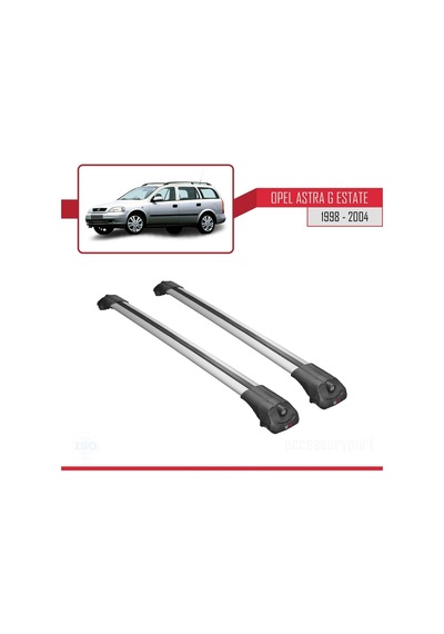 Opel Astra G Sw 1998-2004 Arası İle Uyumlu Ace-1 Ara Atkı Tavan Barı Gri