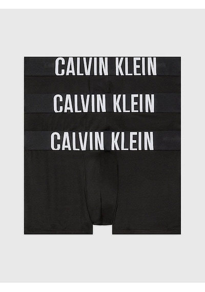 Calvin Klein Erkek 3'lü Trunk Boxer-9117 Siyah