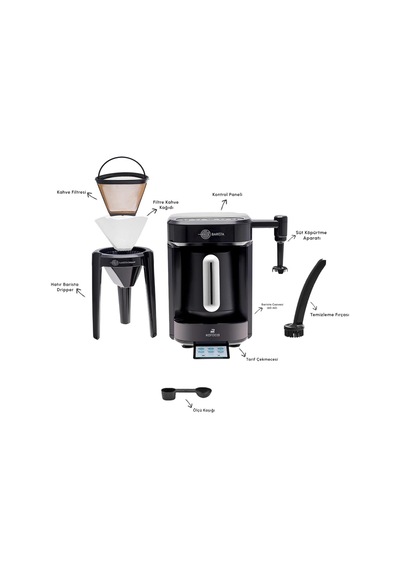 Hatır Barista Türk Kahve Makinesi, Pearl White