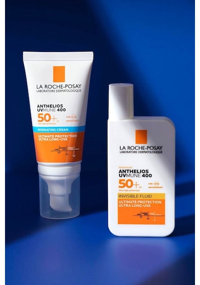 La Roche Posay Anthelios Uvmune 400 Hassas Ciltler İçin Yüksek Koruyucu Yüz Güneş Kremi SPF50+ 2 x 50 ML
