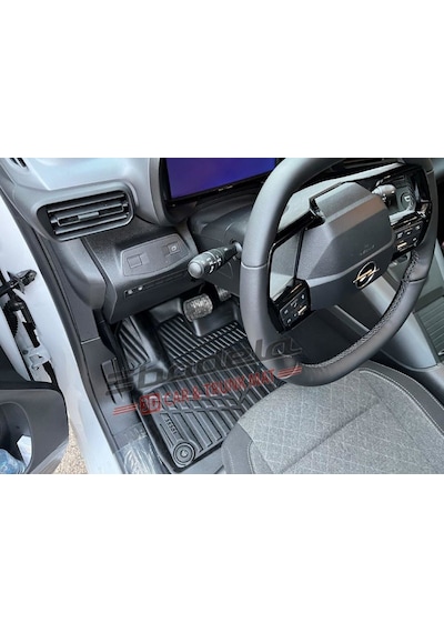 2022 2023 2024 Opel Combo 3d Kauçuk Tam Koruma Paspas Kokusuz