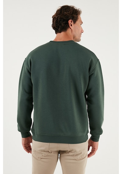 Buratti Regular Fit Bisiklet Yaka Şardonlu 2'Li Paket Erkek Sweat 5905255S2 Nefti-Nefti