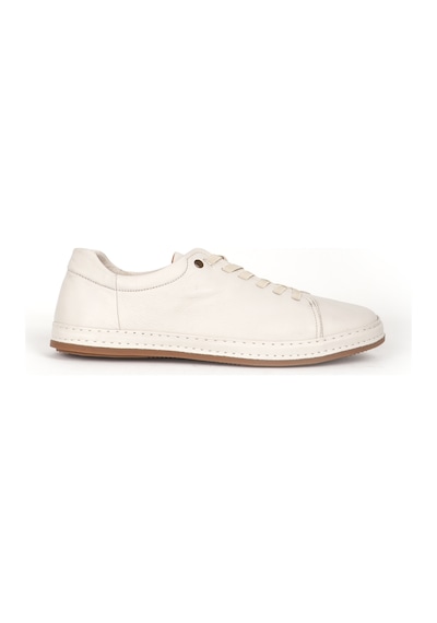 Dericlub Erkek Bağcıklı Comfort Casual Ayakkabı Gerçek Deri Fr 245531 Bej