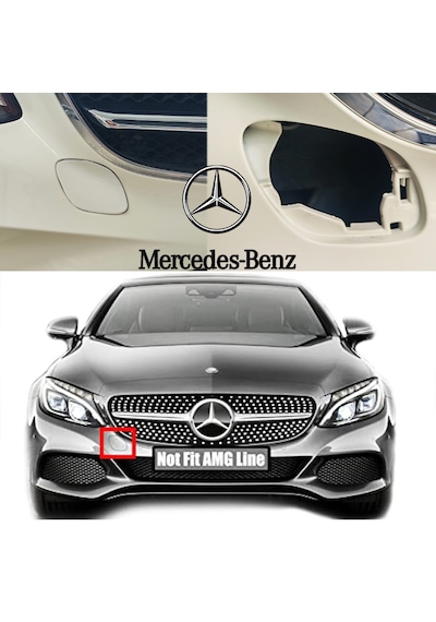 Mercedes-benz E 300 İçin Ön Sağ Tampon Çeki Kancası Kapağı