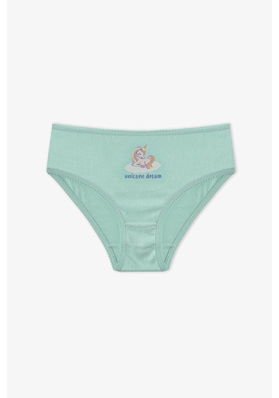 Penti Renkli Kız Çocuk Unicorn Dream Pamuklu 5'li Slip Külot Penti Renkli Kız Çocuk Unicorn Dream Pamuklu 5'li Slip Külot