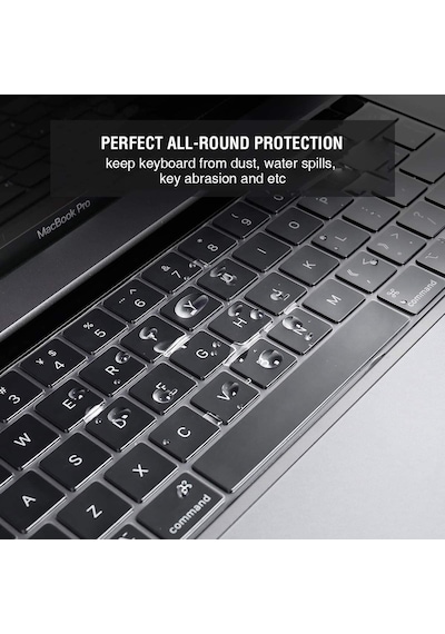 Apple Uyumlu MacBook Pro 2020 13 Inch A2289-A2251 Türkçe Klavye Koruyucu Kılıf