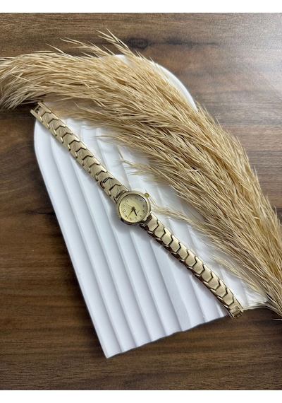 Rub021 25 Mm Rubsey Retro Minimal Hasır Kordon Vintage Kadın Kol Saati Siyah