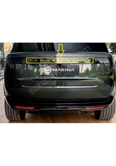 Range Rover 3.0 Sdv6 2024 Uyumlu Range Rover Siyah Bagaj Yazısı