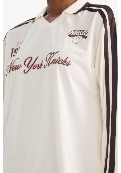 Defacto Nba New York Knıcks Oversıze Polo Yaka Tül Uzun Kollu Polo Tişört F8225ax26sper98 Ekru-er98 Defacto Nba New York Knıcks Oversıze Polo Yaka Tül Uzun Kollu Polo Tişört F8225ax26sper98 Ekru-er98