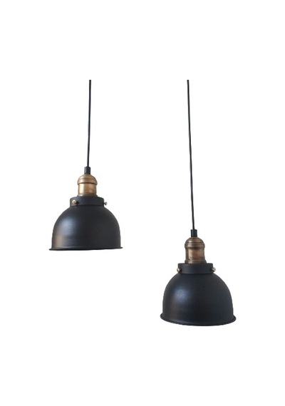 Rys Retro Metal Dekoratif 2 Li Yuvarlak Dekoratif Sarkıt Avize Çap:30 Cm Beyaz