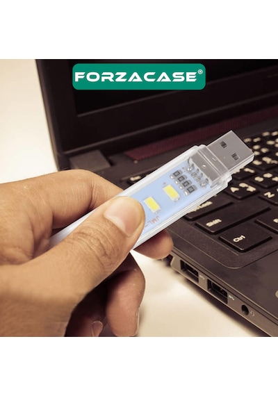 8 Ledli Flash Usb Led Işık Kitap Okuma Gece Lambası - Fc805