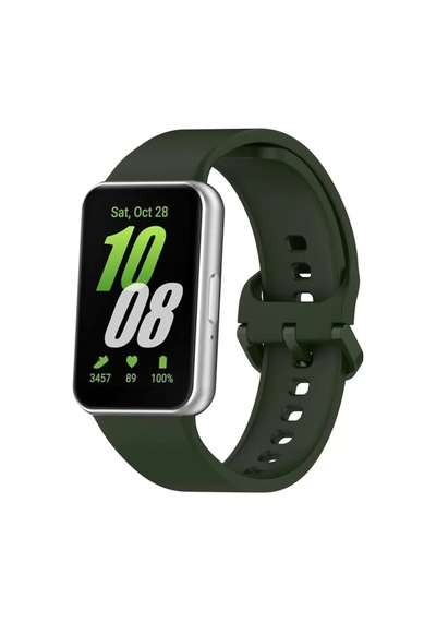 Newface Samsung Galaxy Fit 3 Klasik Kordon - Haki Yeşil