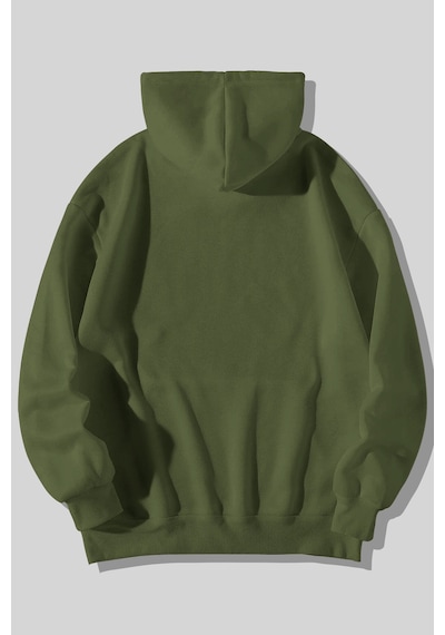Harmandar Üç İplik Ying Yang Kedi Baskılı Unisex Çimen Kanguru Cepli Kapüşonlu Sweatshirt Hoodie Çimen Harmandar Üç İplik Ying Yang Kedi Baskılı Unisex Çimen Kanguru Cepli Kapüşonlu Sweatshirt Hoodie Çimen