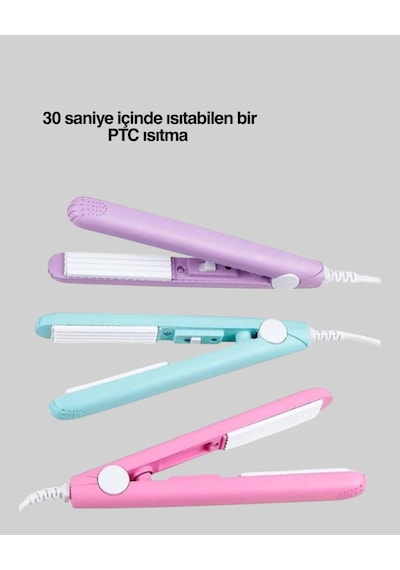 Otomatik Güç Ayarlı, Yaylı Sistemli Kısa Saç Kıvırıcı Çekmeden Ve Kırmadan Şekillendirme