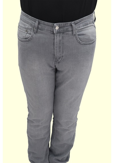 Denim Cartel Dmctekstil Erkek 1002 Yüksek Bel Normal Kesim Boru Paça Jean Pantolon Gri