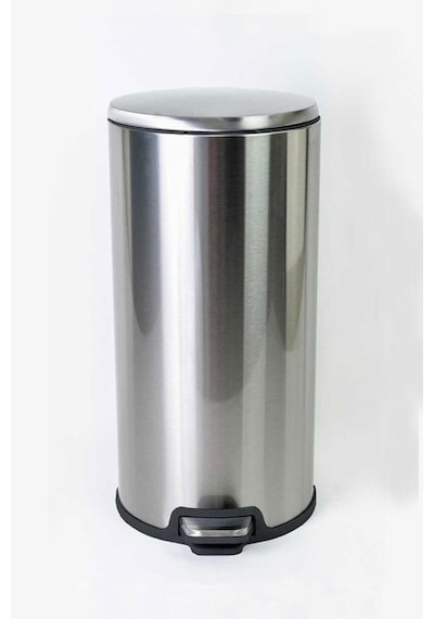Ayrex Prima Nova, Primanova Paslanmaz Cigo Pedallı Çöp Kovası 20 Lt M-e50-30-06 Gri, Int-ansan2374 Genel