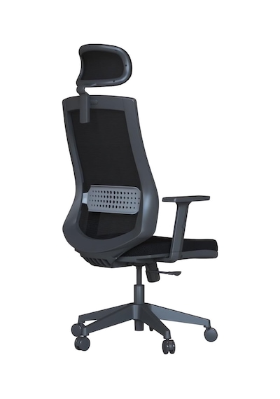 Sun Ergonomik Fileli Ofis Çalışma Koltuğu Siyah, Ayarlanabilir Başlık Ve Bel Desteği, Hareketli Kollar, Tilt Meka Diğer