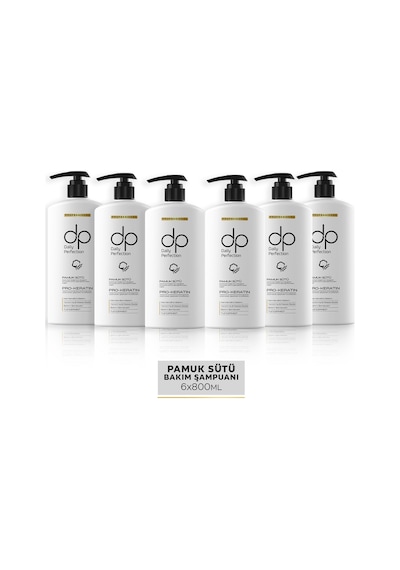 Dp Daily Perfection Şampuan Pamuk Sütü 6 x 800 ML