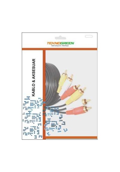 Teknogreen Tk3R 005 5 M 3 Rca 3 Rca Kablo