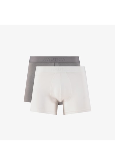 Nautica Erkek Gri Standart Fit 2'li Boxer Düz X15304t Gri