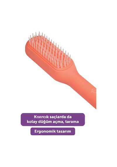 Pro Selfcleanbrush - Saç Açma Tarama Masaj Fırçası- Kendini Temizleyen Saç Fırçası Yavruağzı