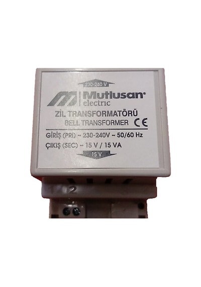 15 Volt 15 Watt Zil Trafosu N11.427