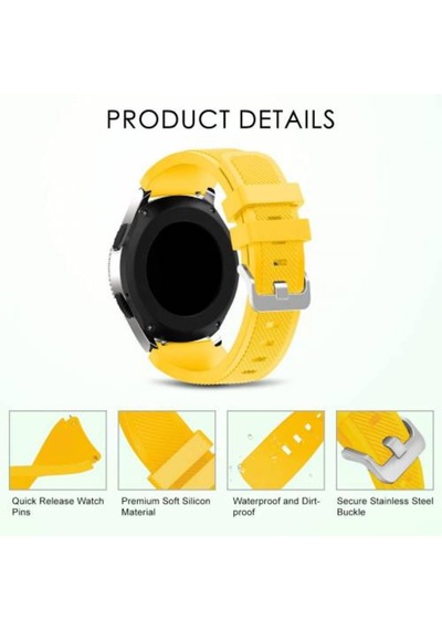 Huawei Watch Gt1 Gt2 Gt3 Kordon 46Mm Akıllı Saat Silikon Kayış (418202056)