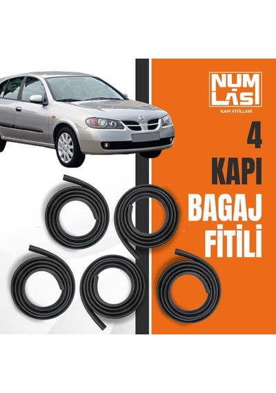 Nissan Almera Hatchback 2000-2006 4 Kapı + Bagaj Fitili-a Kalite-numlas-nm5462