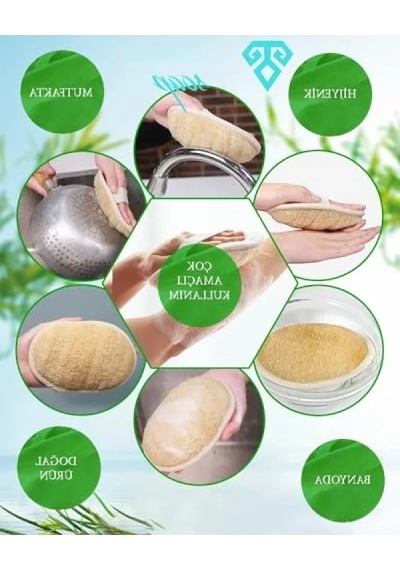 Doğal Lif Kabak Peeling Temizleyici 1 Adet