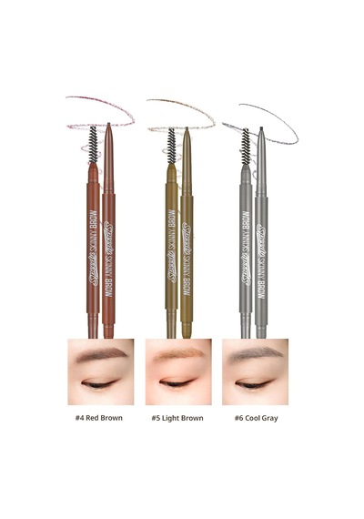 Ultra İnce Uçlu, Doğal Görünüm Veren Kaş Kalemi Speedy Skinny Brow 1 Gray Brown Çok Renkli