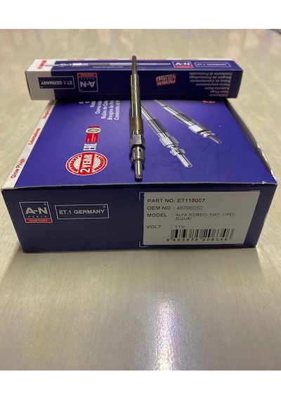 Et1germany Et119007 Kızdırma Buji 4 Adet 1,3mt Jeuro 4 Tüm Motorlar Doblo-albea Linea Punto Corsa