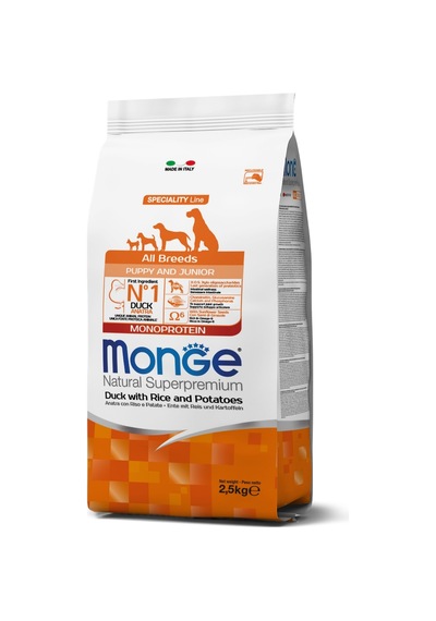 Monge Puppy Tek Proteinli Ördekli Yavru Köpek Maması 2,5 Kg